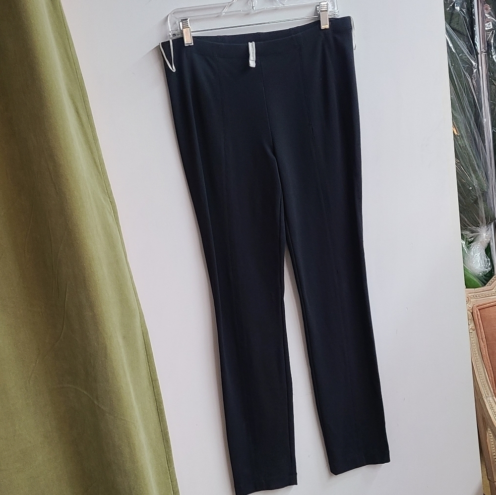 Donna Karen Black Knit Leggings